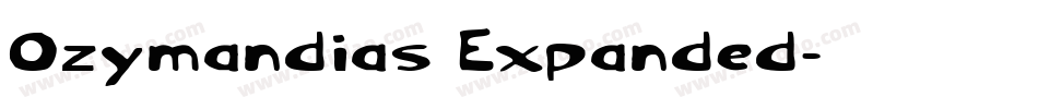 Ozymandias Expanded字体转换